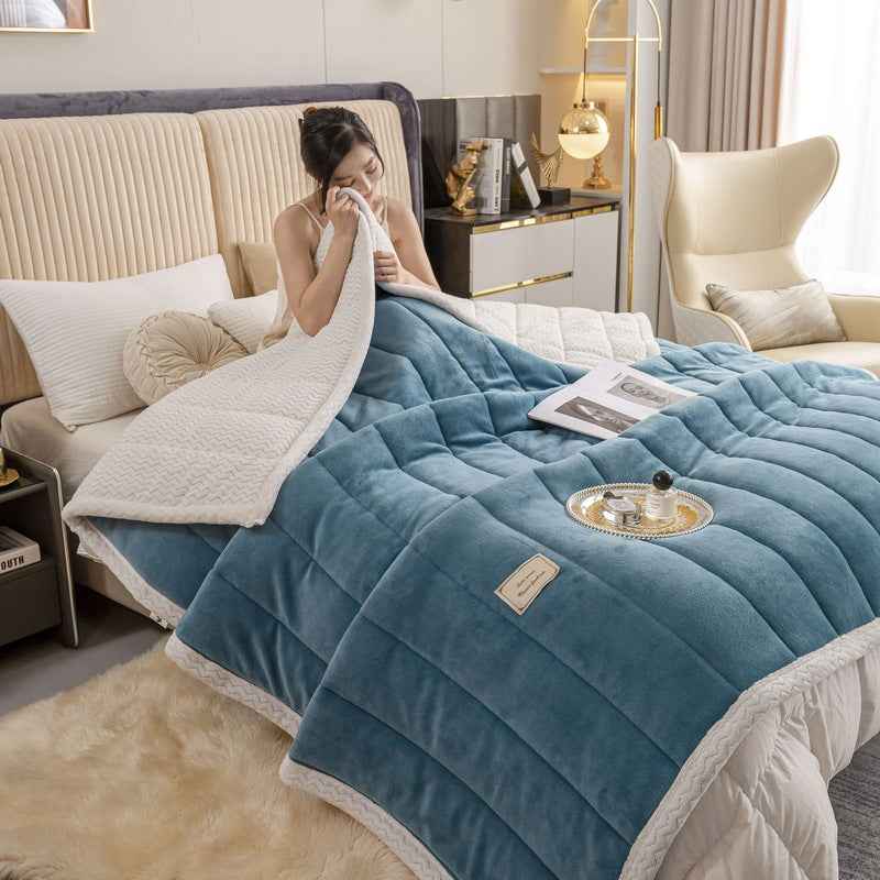 Milk Velvet Beibei Velvet Blanket Thickened In Winter